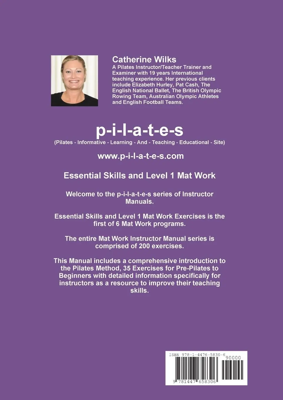 Rückseite: 9781447658306 | p-i-l-a-t-e-s Mat Work Essential Skills and Level 1 Exercises | Wilks