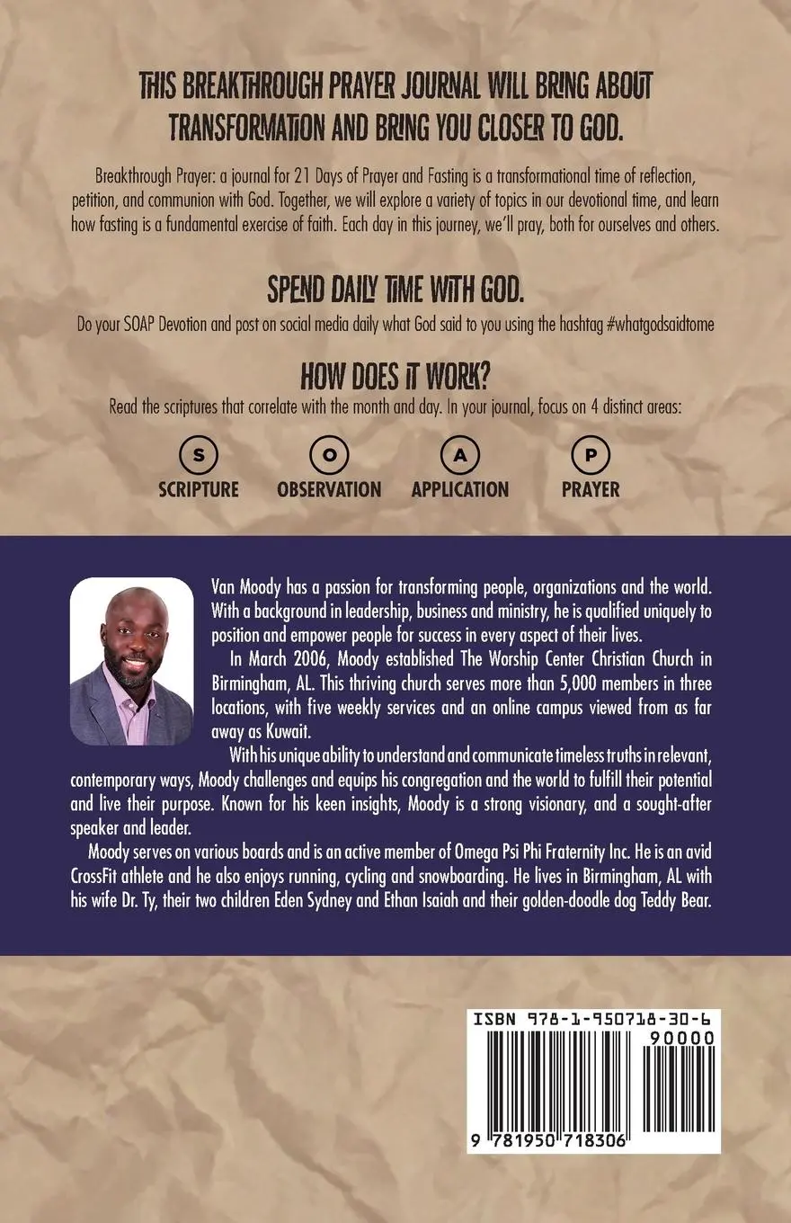 Rückseite: 9781950718306 | Breakthrough Prayer | A Journal for 21 Days of Prayer and Fasting