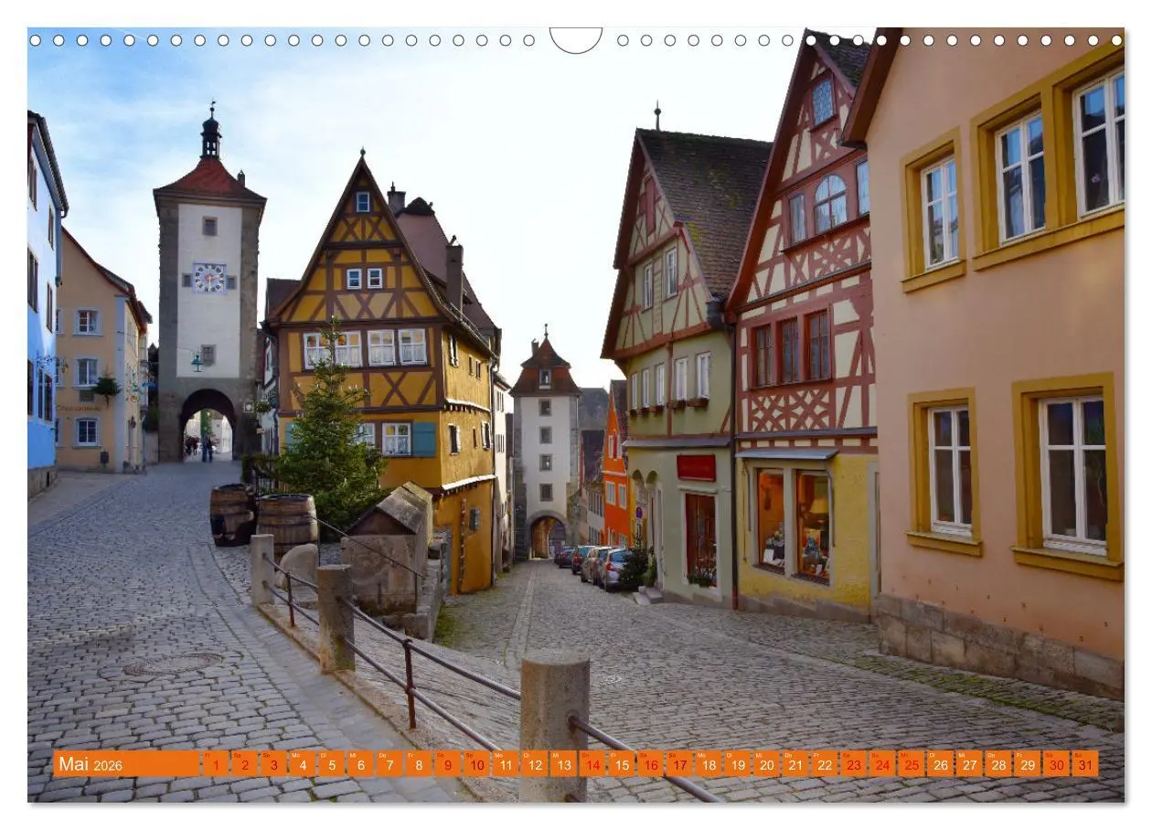 Bild: 9783457598306 | Erlebe mit mir Rothenburg ob der Tauber (Wandkalender 2026 DIN A3...
