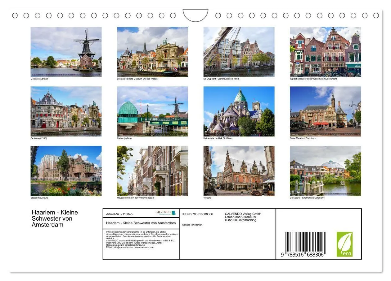 Bild: 9783516688306 | Haarlem - Kleine Schwester von Amsterdam (Wandkalender 2026 DIN A4...