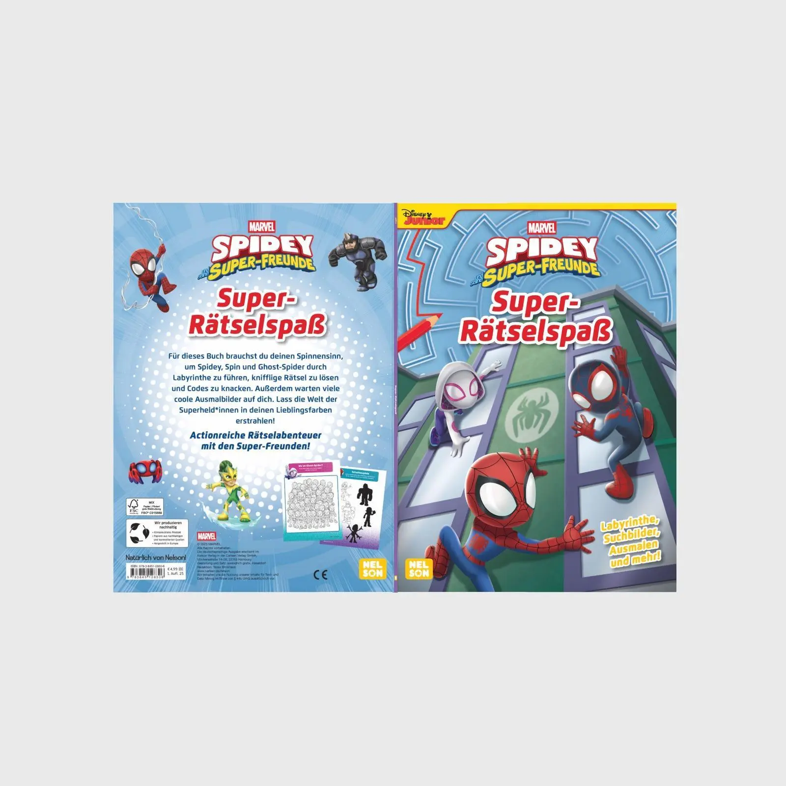 Bild: 9783845128306 | Marvel Spidey und seine Super-Freunde: Super-Rätselspaß | Taschenbuch
