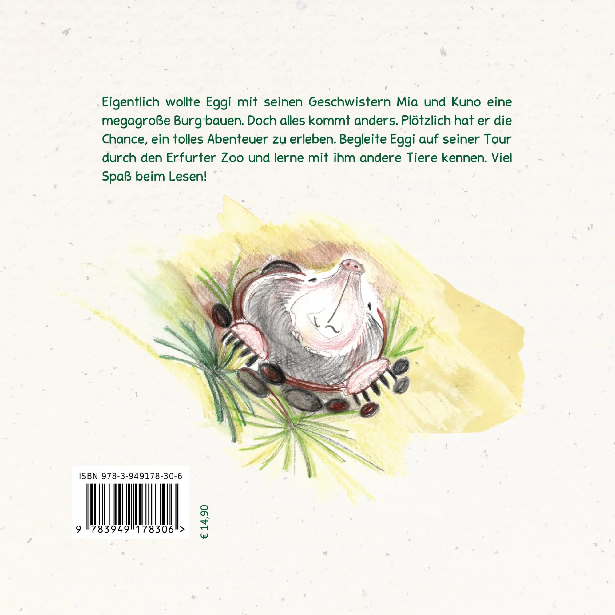Rückseite: 9783949178306 | Eggi Erdmännchens Abenteuer im Zoo | Kerstin Hilbert | Taschenbuch