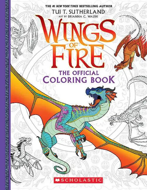 Cover: 9781338818406 | Official Wings of Fire Coloring Book | Brianna C. Walsh | Taschenbuch