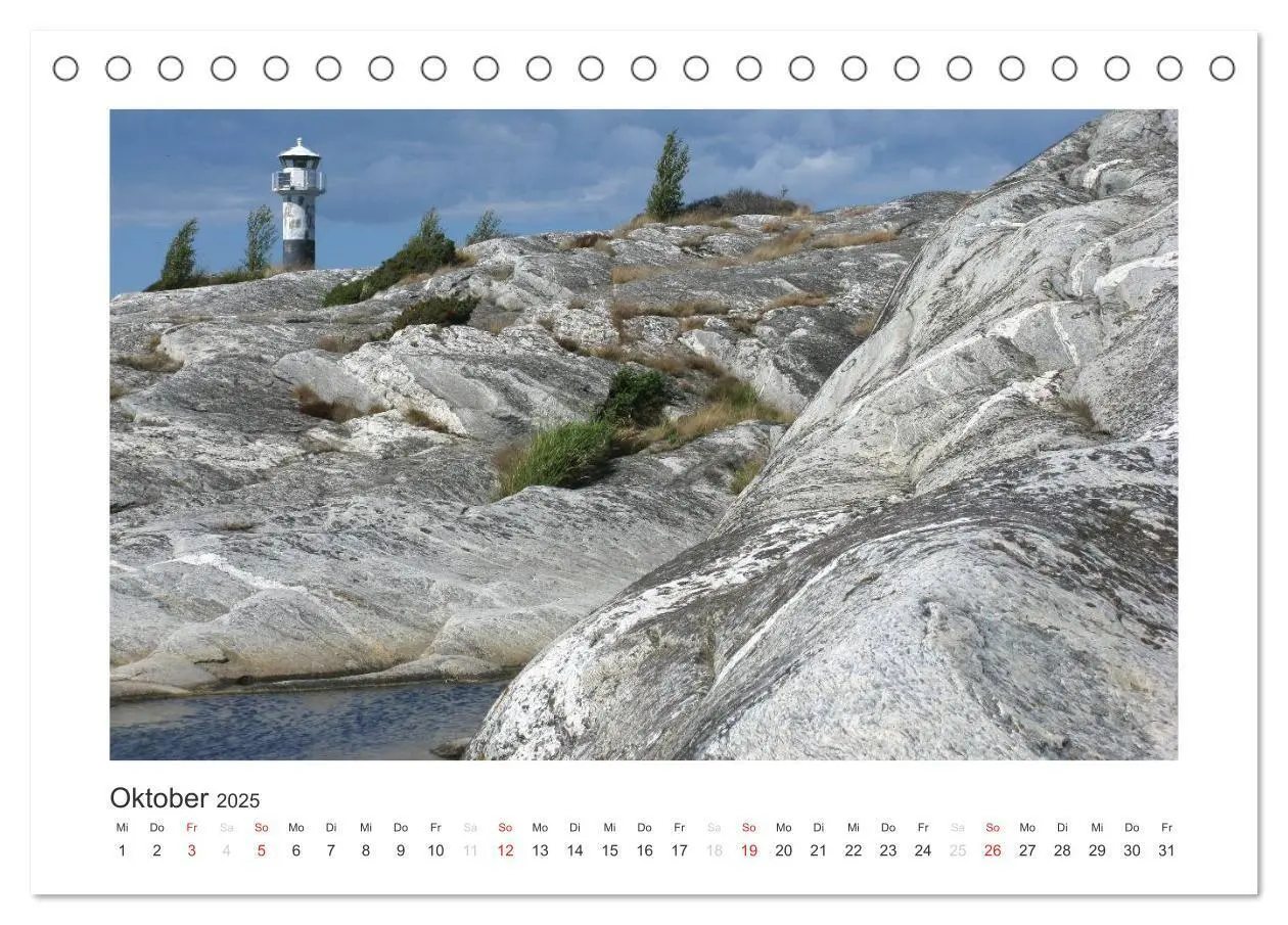 Bild: 9783435568406 | Stockholmer Schärengarten (Tischkalender 2025 DIN A5 quer),...