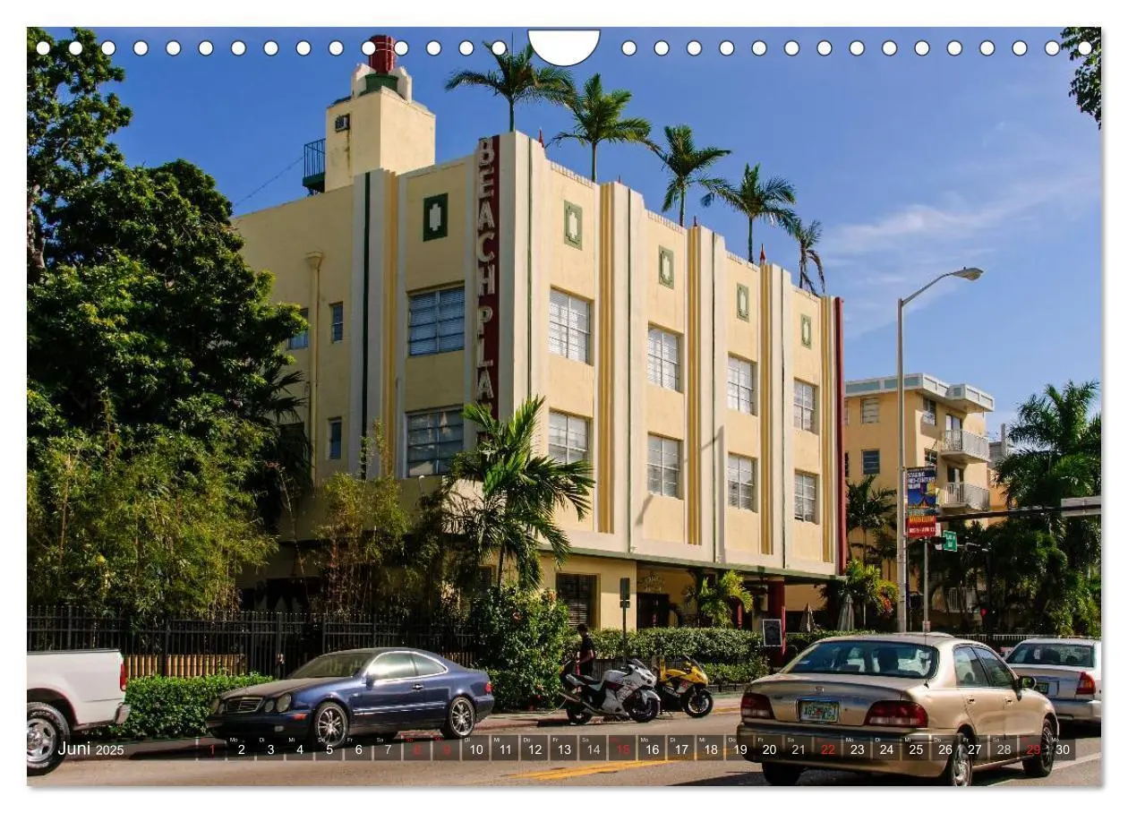 Bild: 9783435708406 | Miami South Beach (Wandkalender 2025 DIN A4 quer), CALVENDO...