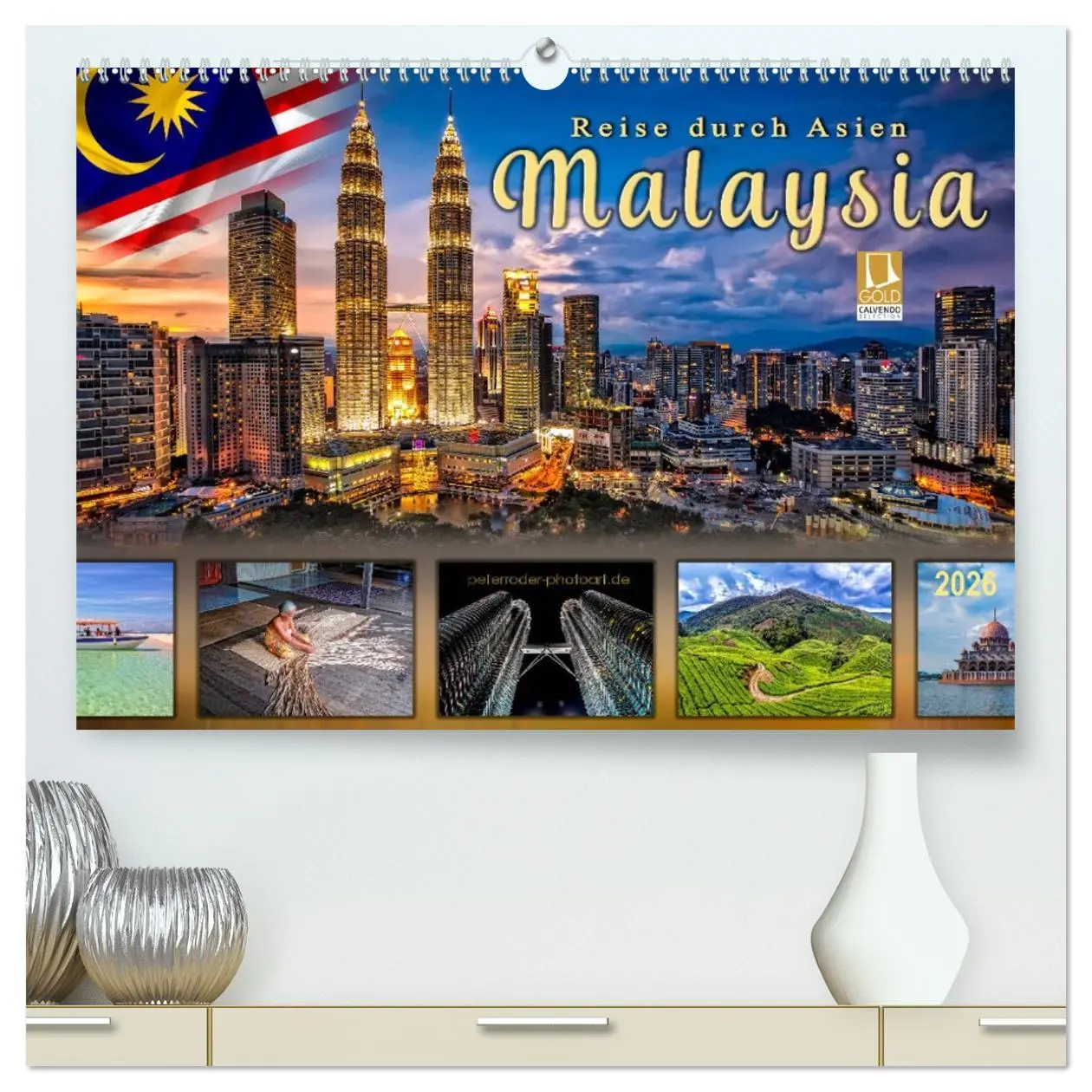 Cover: 9783457898406 | Reise durch Asien - Malaysia (hochwertiger Premium Wandkalender...