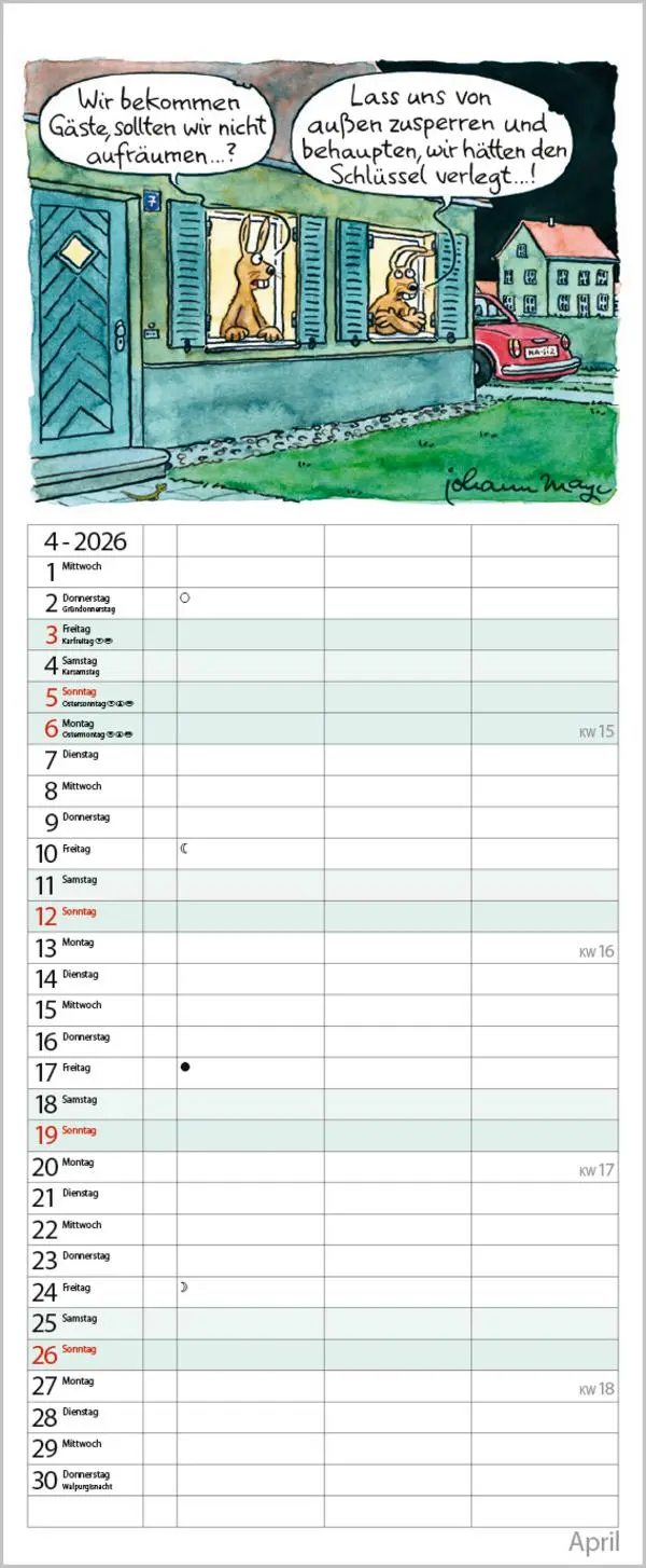 Bild: 9783731888406 | Chilling for 2 2026 | Verlag Korsch | Kalender | Spiralbindung | 14 S.