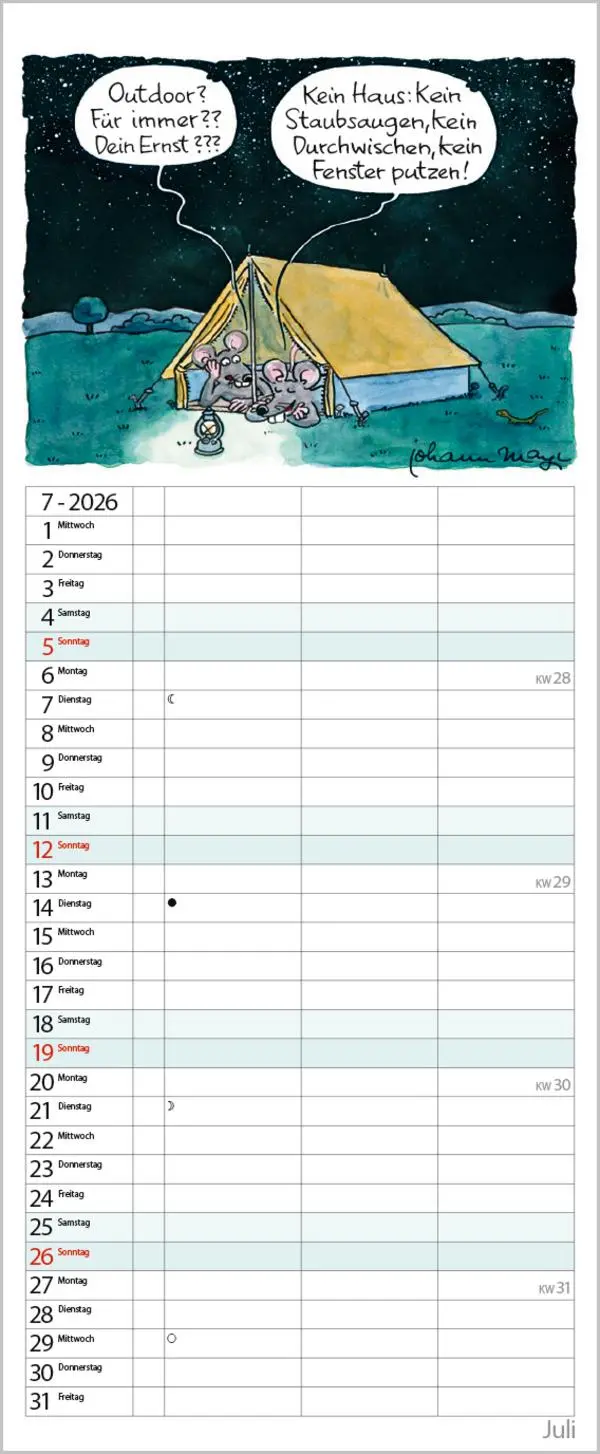 Bild: 9783731888406 | Chilling for 2 2026 | Verlag Korsch | Kalender | Spiralbindung | 14 S.