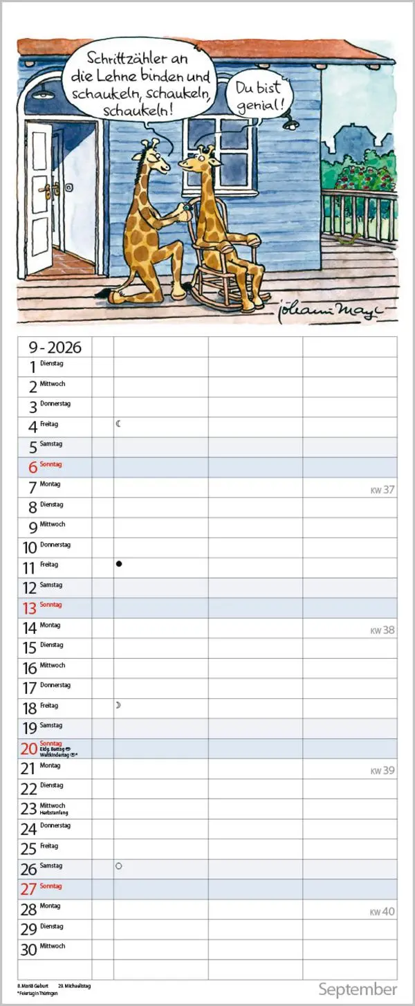 Bild: 9783731888406 | Chilling for 2 2026 | Verlag Korsch | Kalender | Spiralbindung | 14 S.