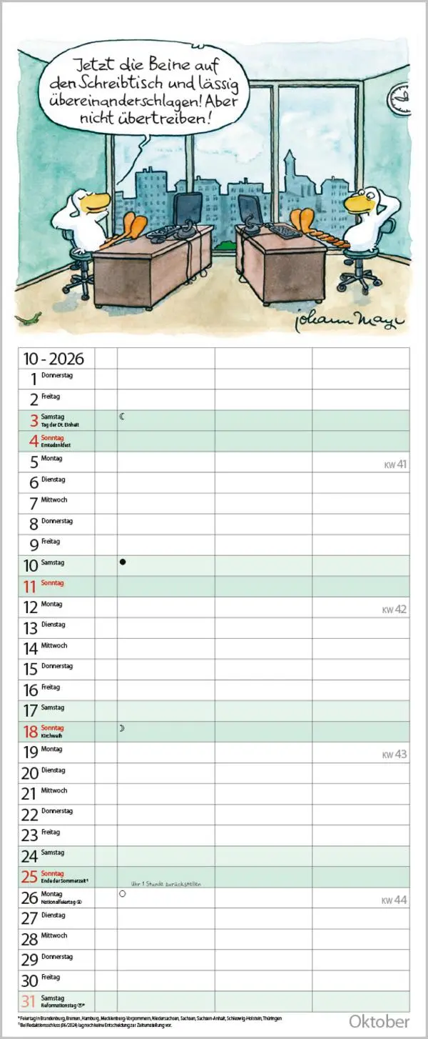 Bild: 9783731888406 | Chilling for 2 2026 | Verlag Korsch | Kalender | Spiralbindung | 14 S.