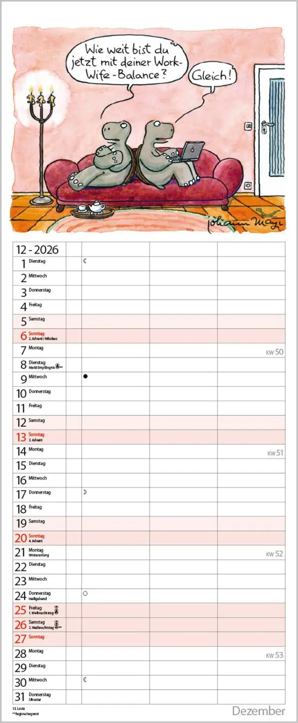 Bild: 9783731888406 | Chilling for 2 2026 | Verlag Korsch | Kalender | Spiralbindung | 14 S.