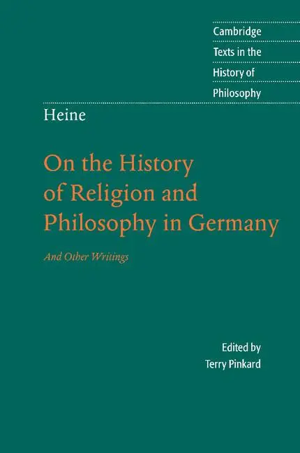 Cover: 9780521678506 | On the History of Religion and Philosophy in Germany | Heinrich Heine