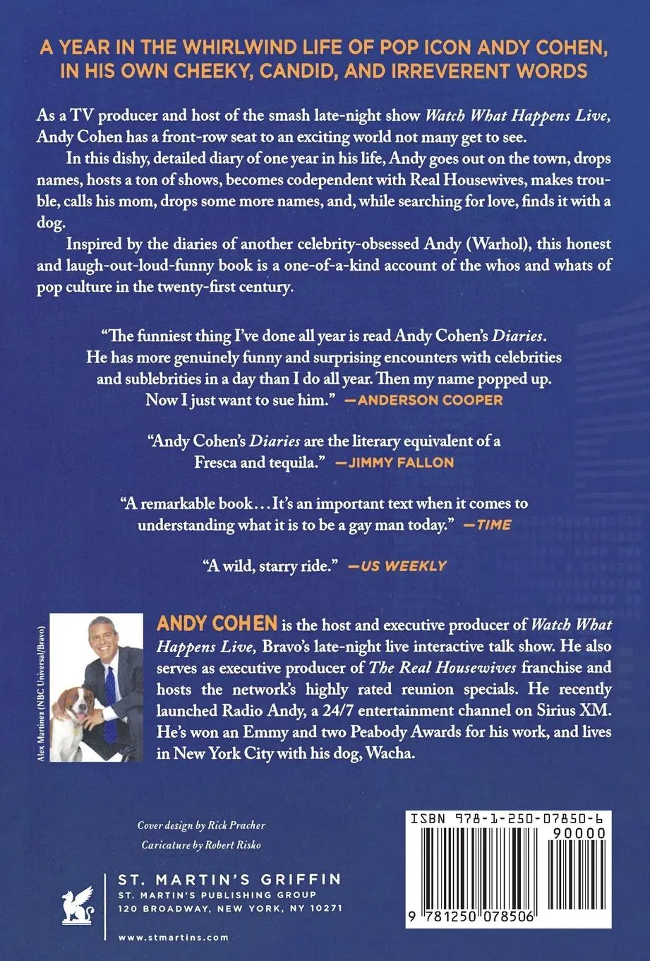 Rückseite: 9781250078506 | Andy Cohen Diaries | Andy Cohen | Taschenbuch | Englisch | 2015