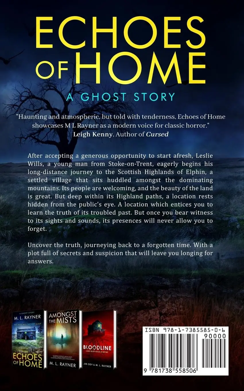 Rückseite: 9781738558506 | Echoes of Home | A Ghost Story | M. L. Rayner | Taschenbuch | Englisch