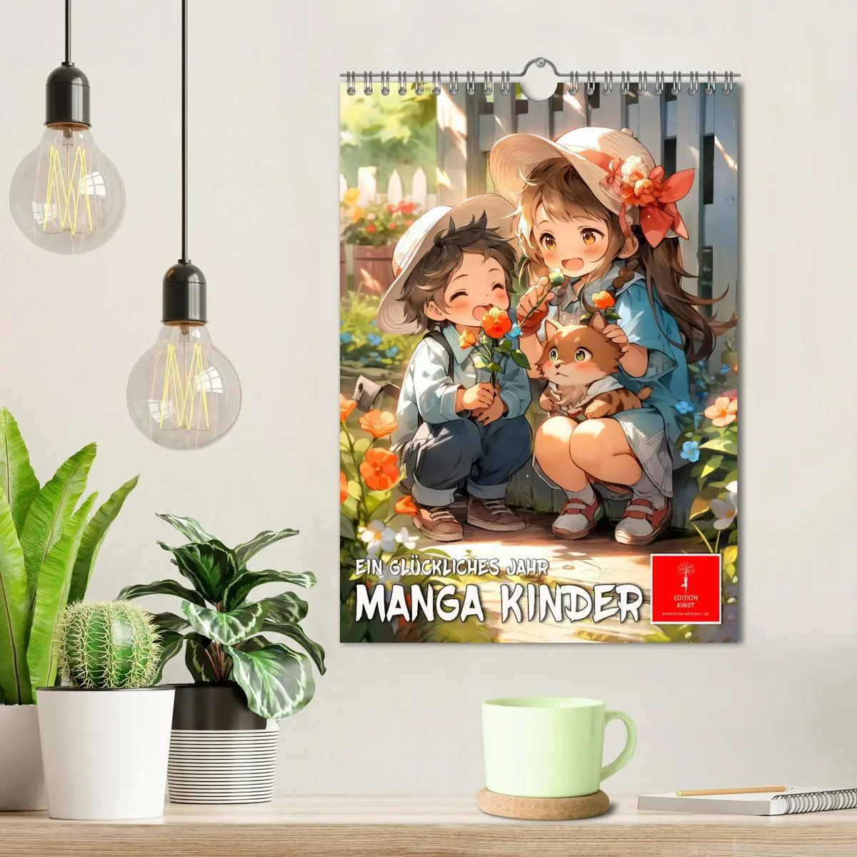 Bild: 9783516288506 | Manga Kinder - ein glückliches Jahr (Wandkalender 2026 DIN A4...