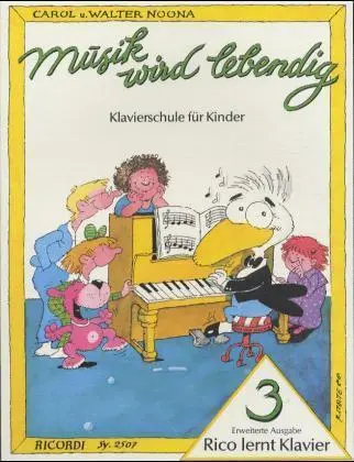 Cover: 9783931788506 | Rico lernt Klavier.Bd.3 | Klavierschule für Kinder | Noona (u. a.)