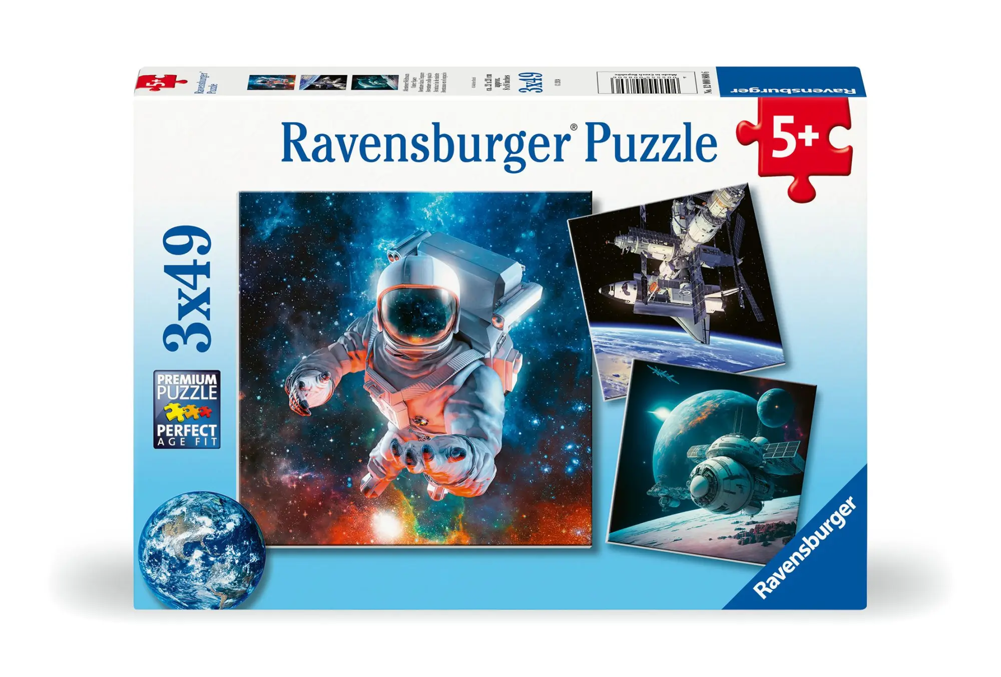 Cover: 4005555008606 | Kinderpuzzle 3x49 Teile - Abenteuer Weltraum | Spiel | 12000860 | 2024