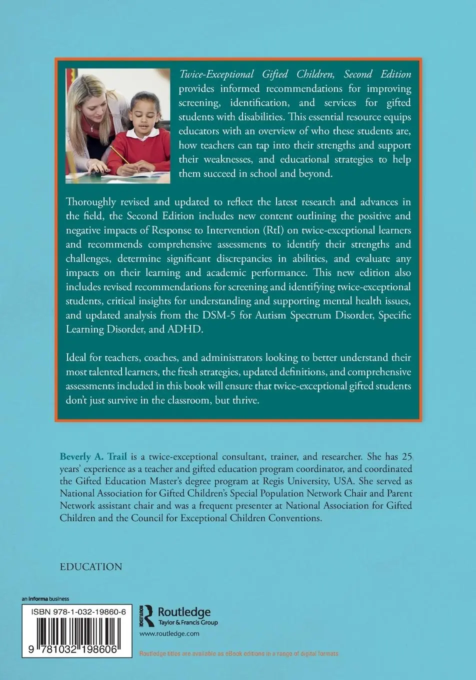 Rückseite: 9781032198606 | Twice-Exceptional Gifted Children | Beverly A. Trail | Taschenbuch