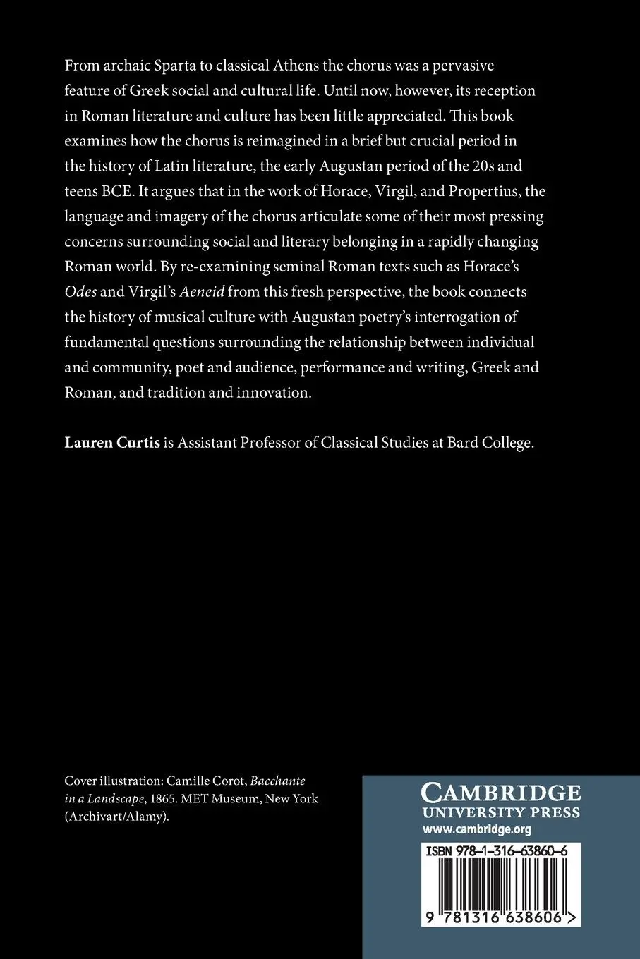 Rückseite: 9781316638606 | Imagining the Chorus in Augustan Poetry | Lauren Curtis | Taschenbuch