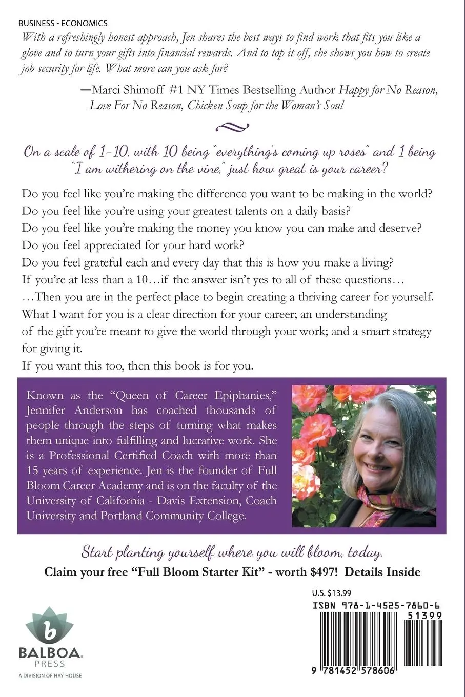 Rückseite: 9781452578606 | Plant Yourself Where You Will Bloom | Jennifer G. Anderson | Buch