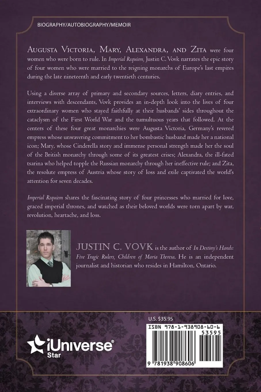 Rückseite: 9781938908606 | Imperial Requiem | Four Royal Women and the Fall of the Age of Empires