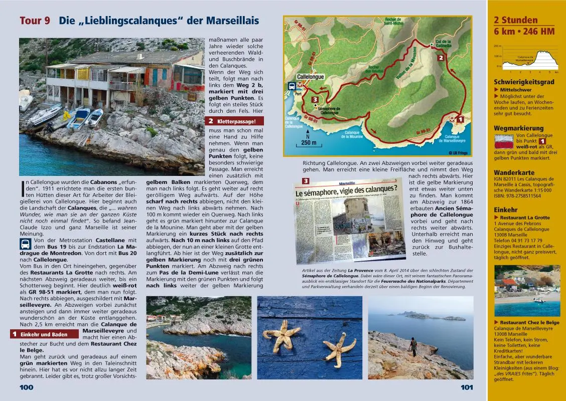 Bild: 9783000458606 | Marseille, Calanques, Côte Bleue | Uli Frings | Taschenbuch | 148 S.