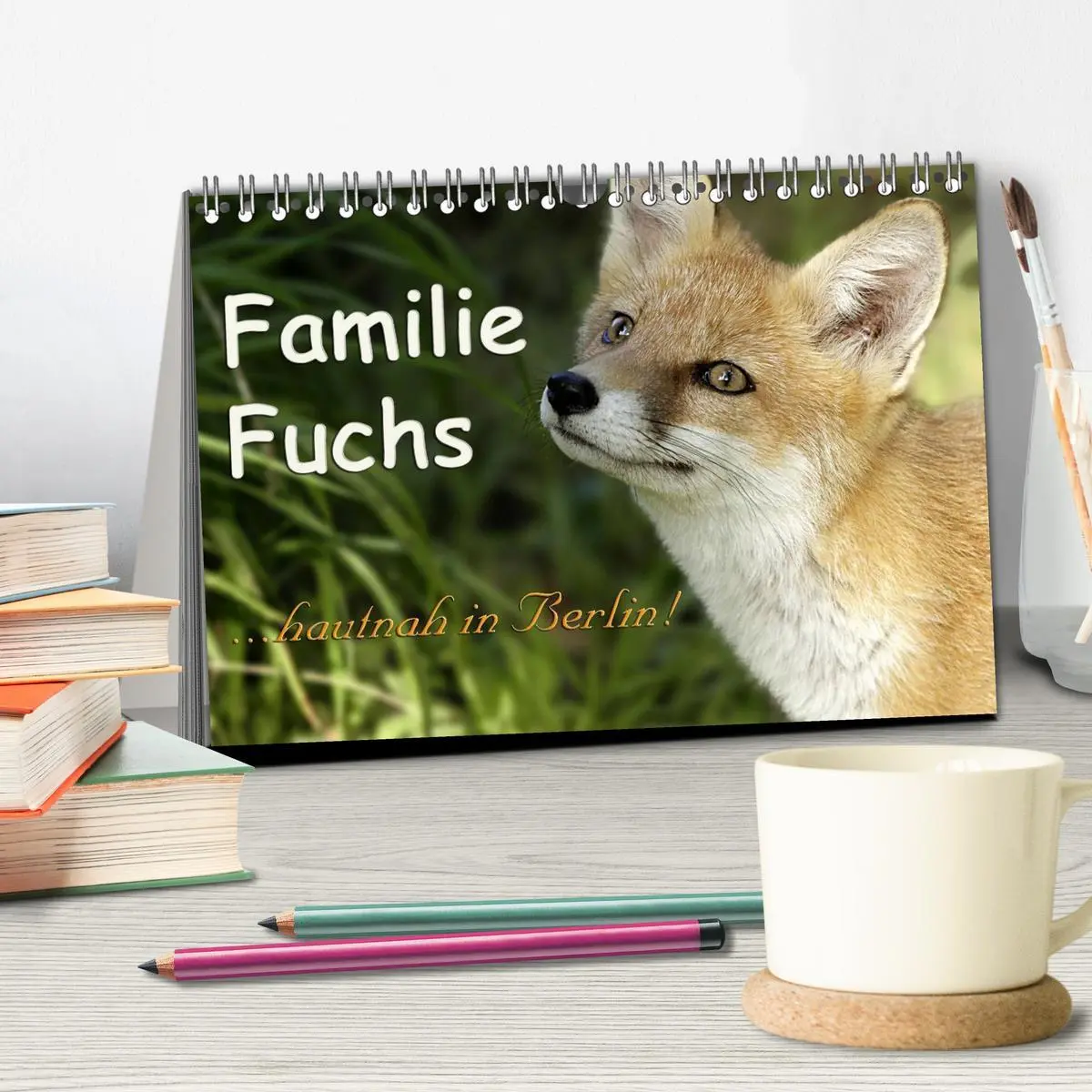 Bild: 9783457948606 | Familie Fuchs hautnah in Berlin (Tischkalender 2026 DIN A5 quer),...