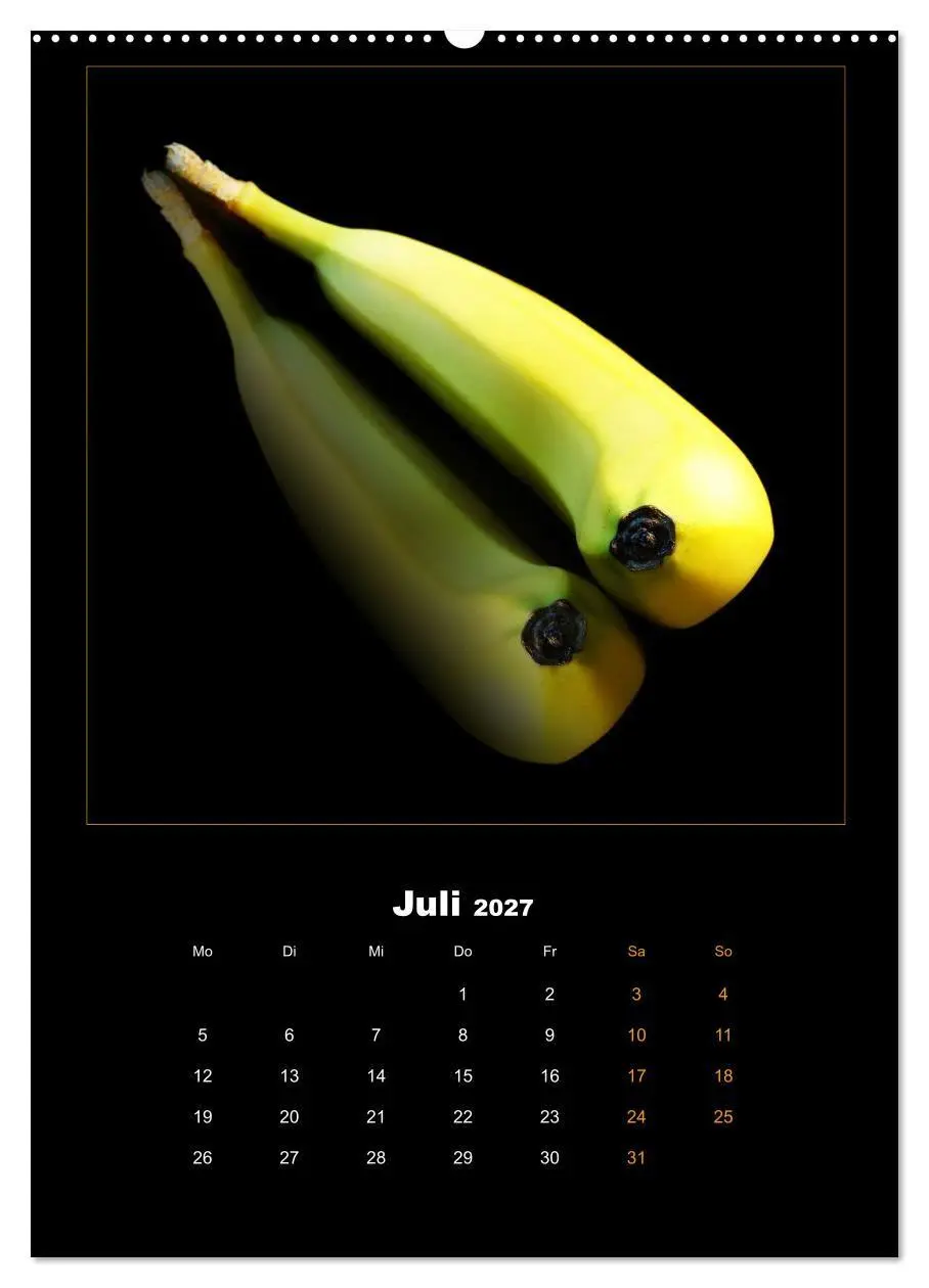 Bild: 9783569508606 | Vegan Food Kalender - Obst und Gemüse auf Schwarz (Wandkalender...