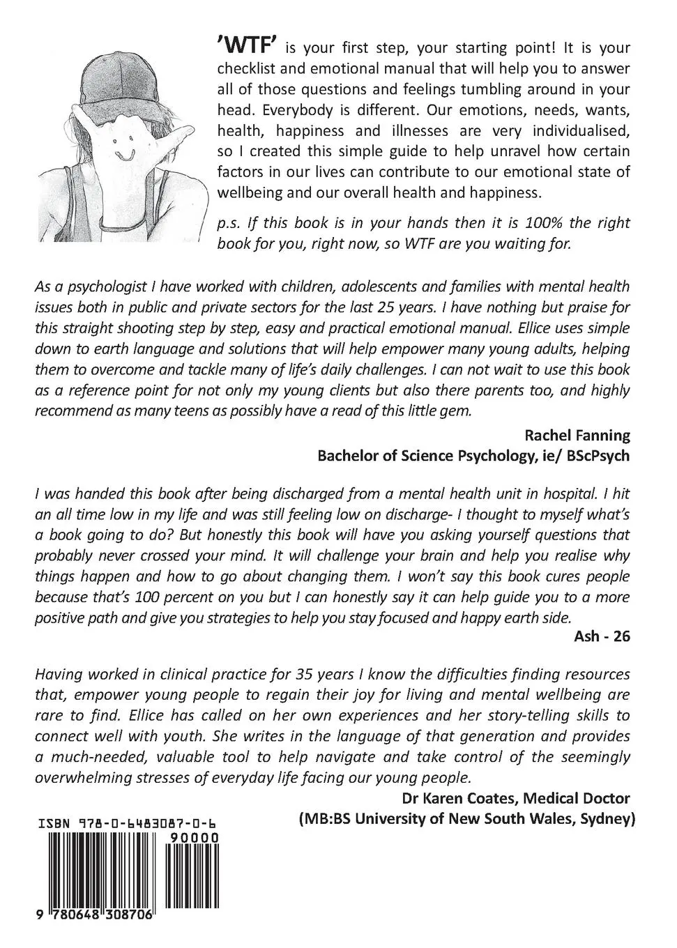 Rückseite: 9780648308706 | WTF | I CANT EVEN DEAL | Ellice de Giovanni | Taschenbuch | Englisch