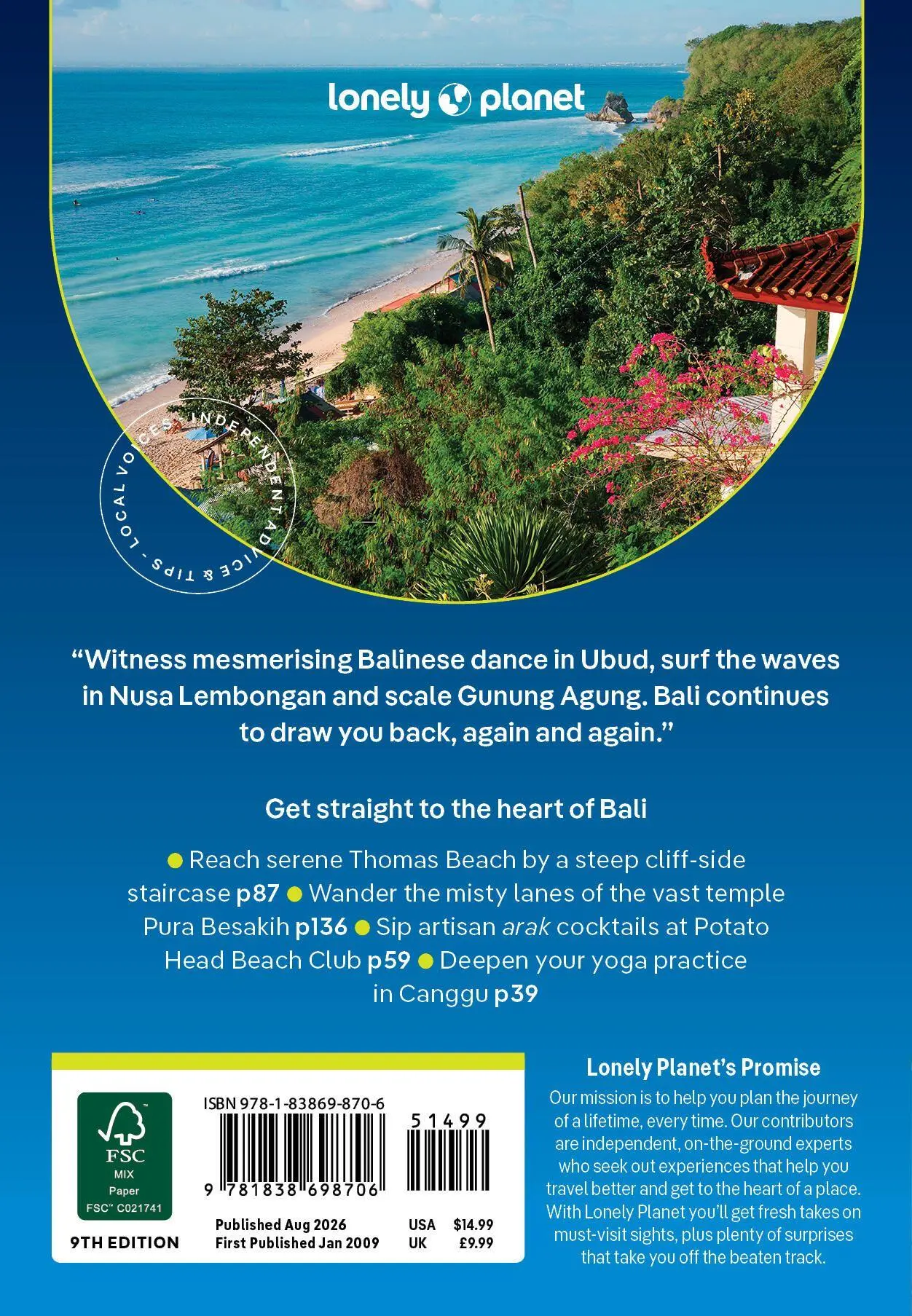 Bild: 9781838698706 | Lonely Planet Pocket Bali | Sarah Reid (u. a.) | Taschenbuch | 164 S.