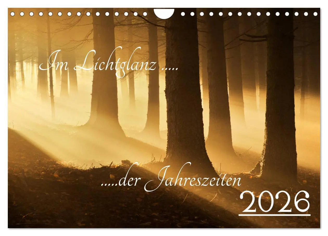 Cover: 9783457868706 | Im Lichtglanz der Jahreszeiten (Wandkalender 2026 DIN A4 quer),...
