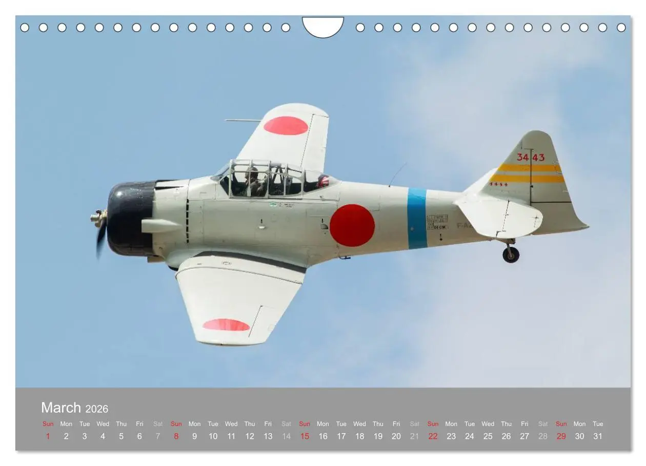 Bild: 9783516578706 | The Flying Legends (Wall Calendar 2026 DIN A4 landscape), CALVENDO...