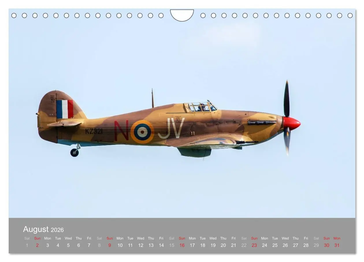 Bild: 9783516578706 | The Flying Legends (Wall Calendar 2026 DIN A4 landscape), CALVENDO...