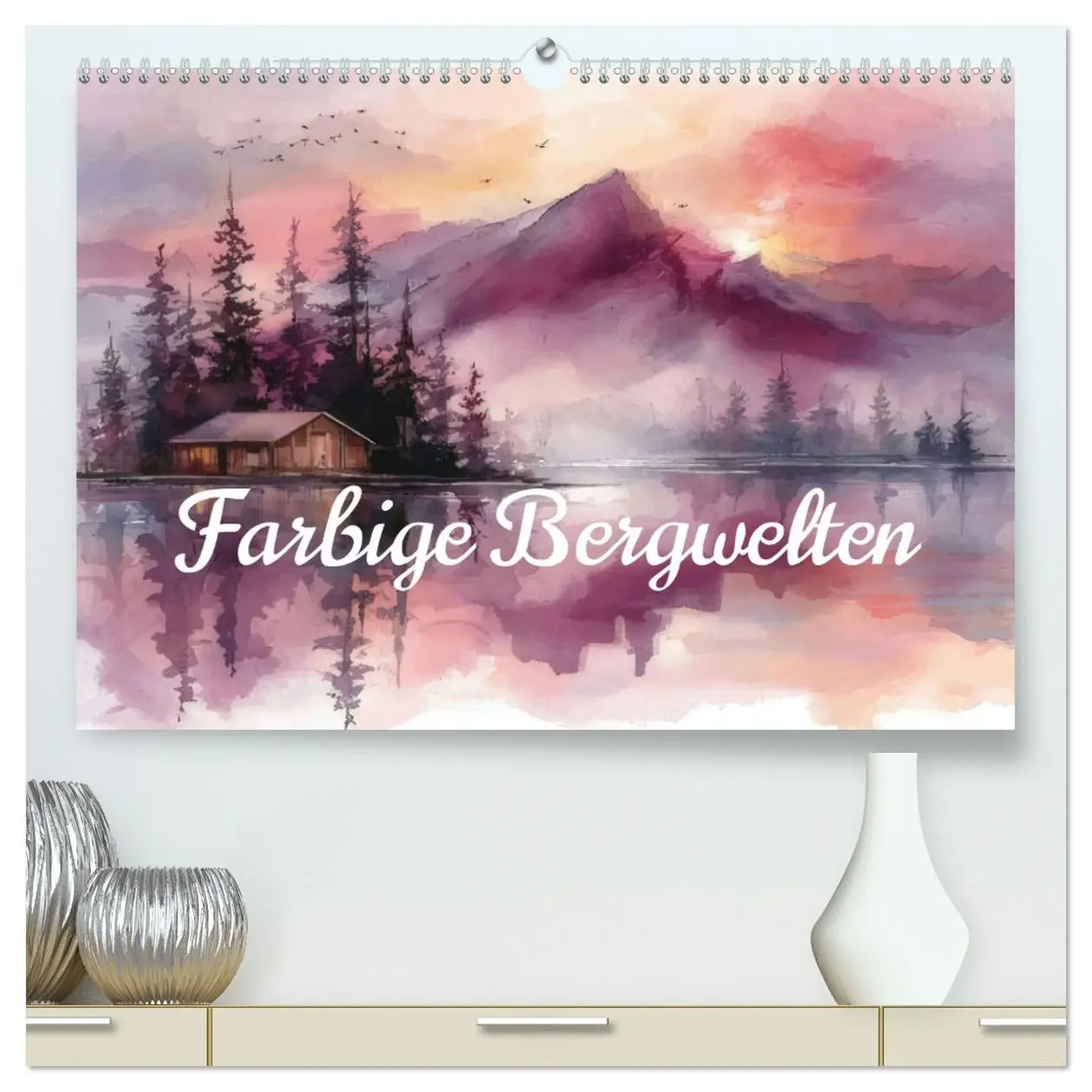 Cover: 9783516648706 | Farbige Bergwelten (hochwertiger Premium Wandkalender 2026 DIN A2...