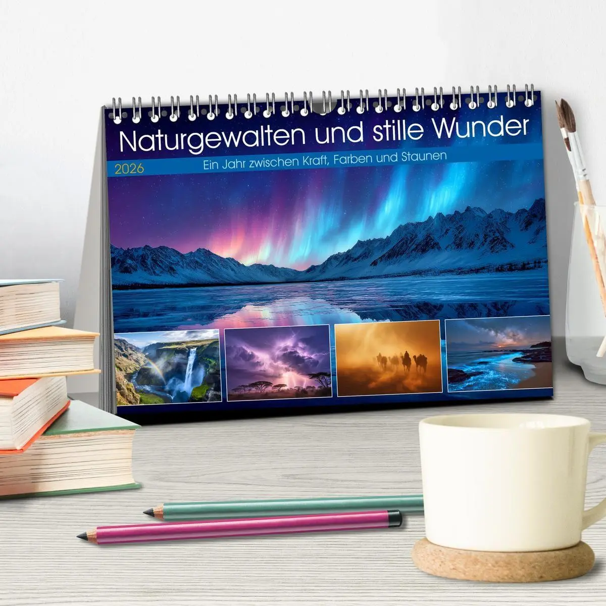 Bild: 9783516718706 | Naturgewalten und stille Wunder (Tischkalender 2026 DIN A5 quer),...