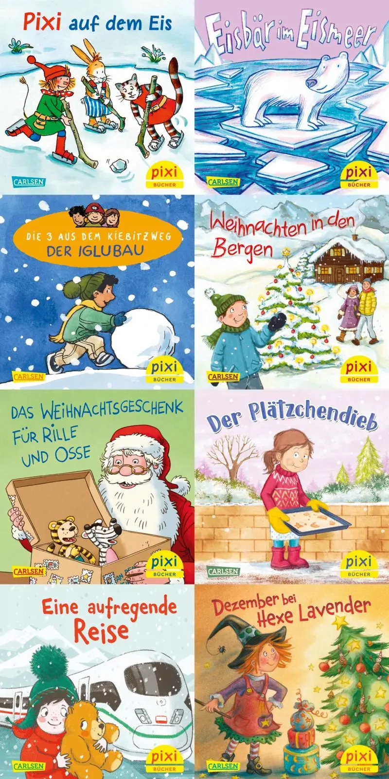 Diverse: Pixi-Weihnachts-Box 40: Pixi unterm Weihnachtsbaum (8x8 Exemplare)