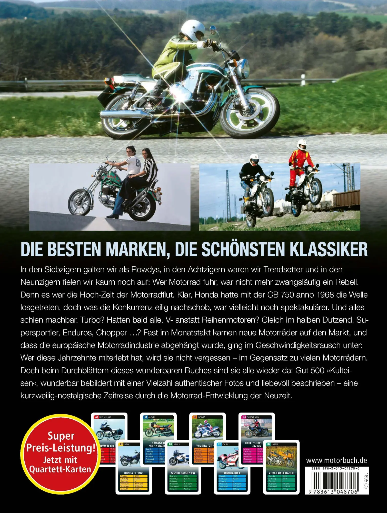Rückseite: 9783613048706 | Motorrad Legenden - Die Besten der 70er, 80er und 90er | Joachim Kuch