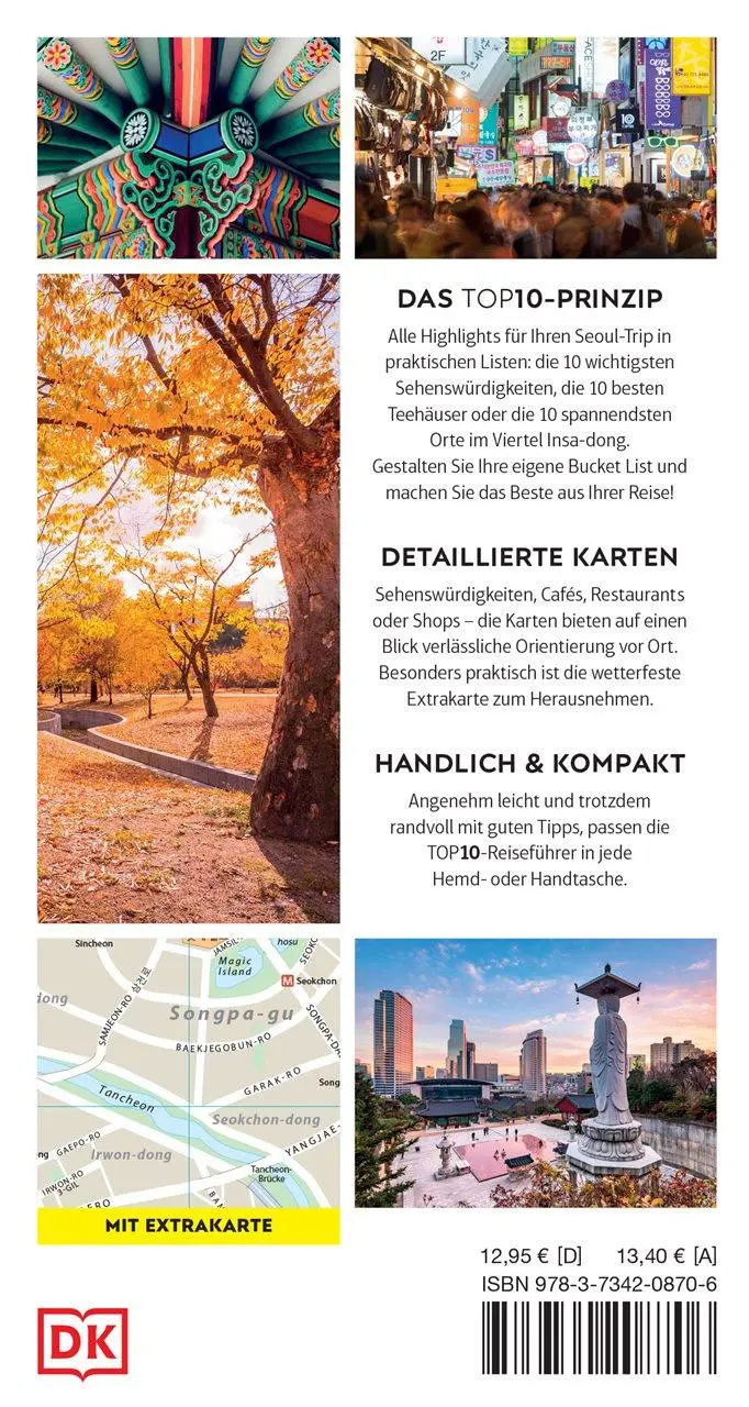 Rückseite: 9783734208706 | TOP10 Reiseführer Seoul | DK Verlag - Reise | Taschenbuch | 128 S.