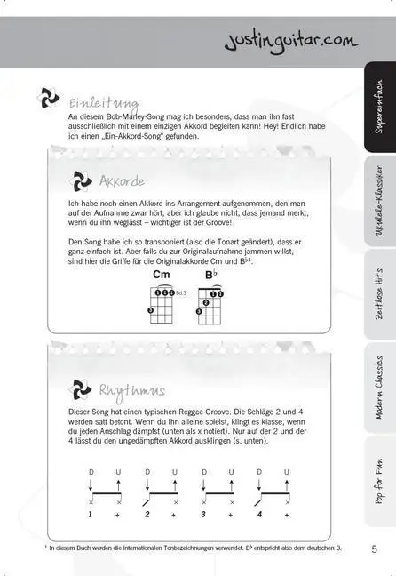 Bild: 9783865438706 | Justinguitar.com - Ukulele Songbook | Justin Sandercoe | Broschüre