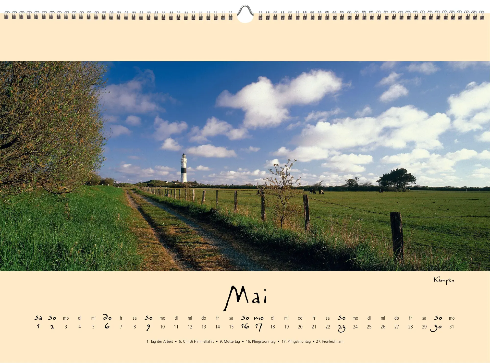 Bild: 9783944498706 | Sylt-die Insel 2027 Panoramakalender | Gernot Westendorf | Kalender