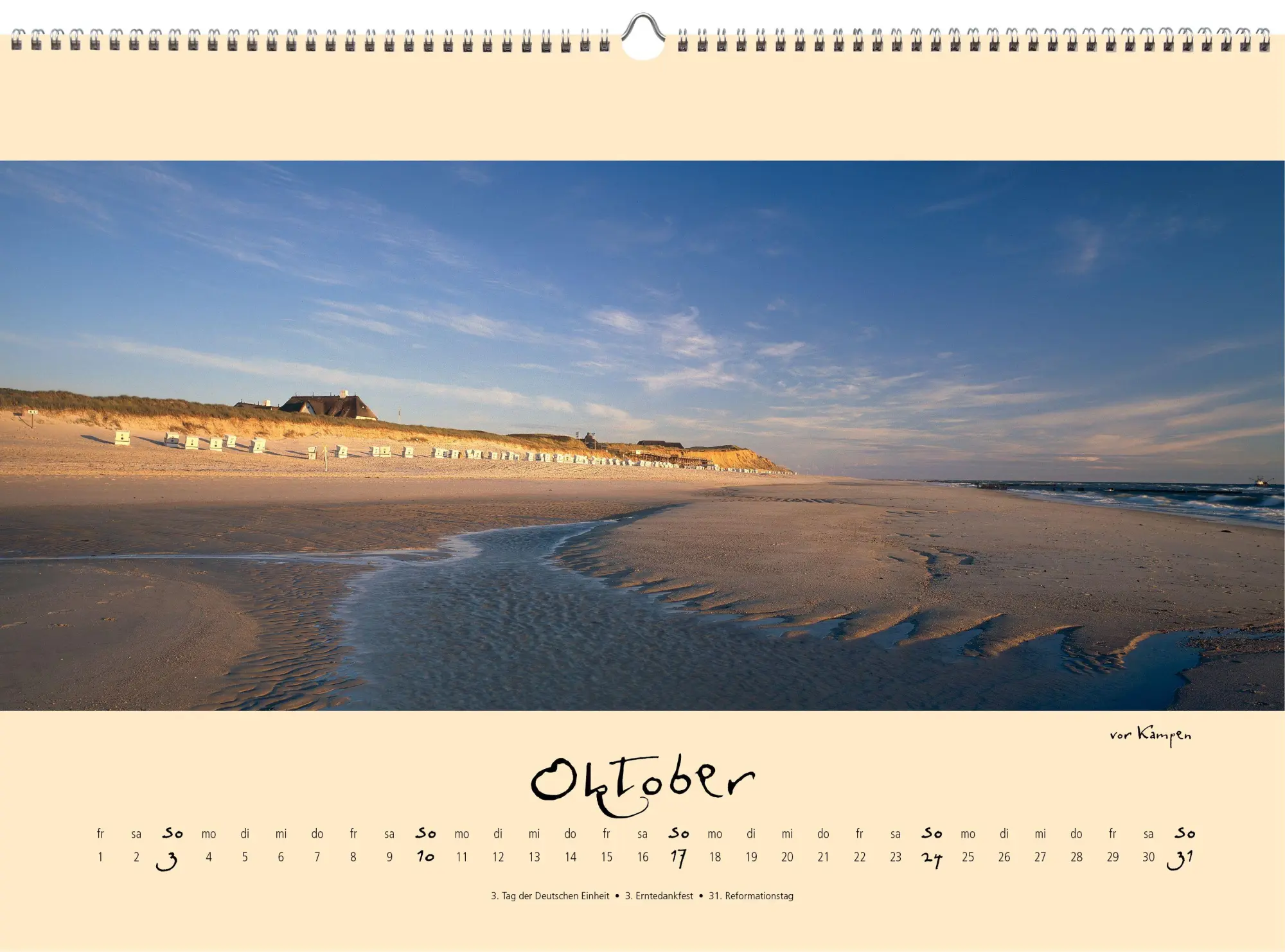 Bild: 9783944498706 | Sylt-die Insel 2027 Panoramakalender | Gernot Westendorf | Kalender