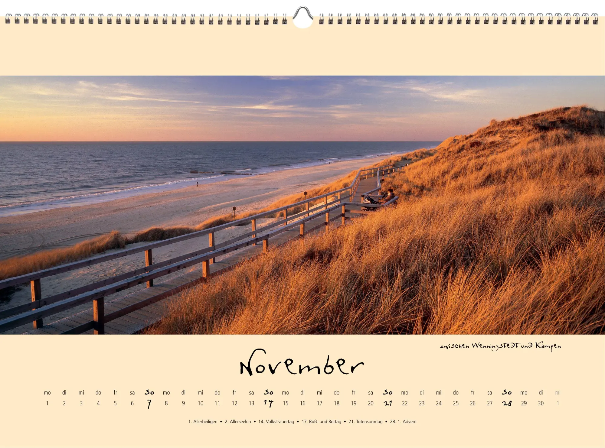 Bild: 9783944498706 | Sylt-die Insel 2027 Panoramakalender | Gernot Westendorf | Kalender