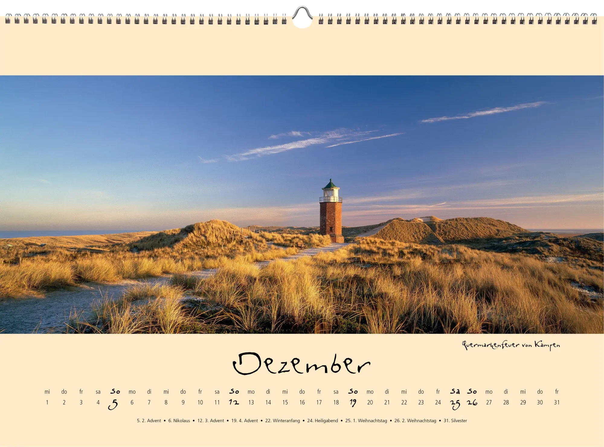 Bild: 9783944498706 | Sylt-die Insel 2027 Panoramakalender | Gernot Westendorf | Kalender