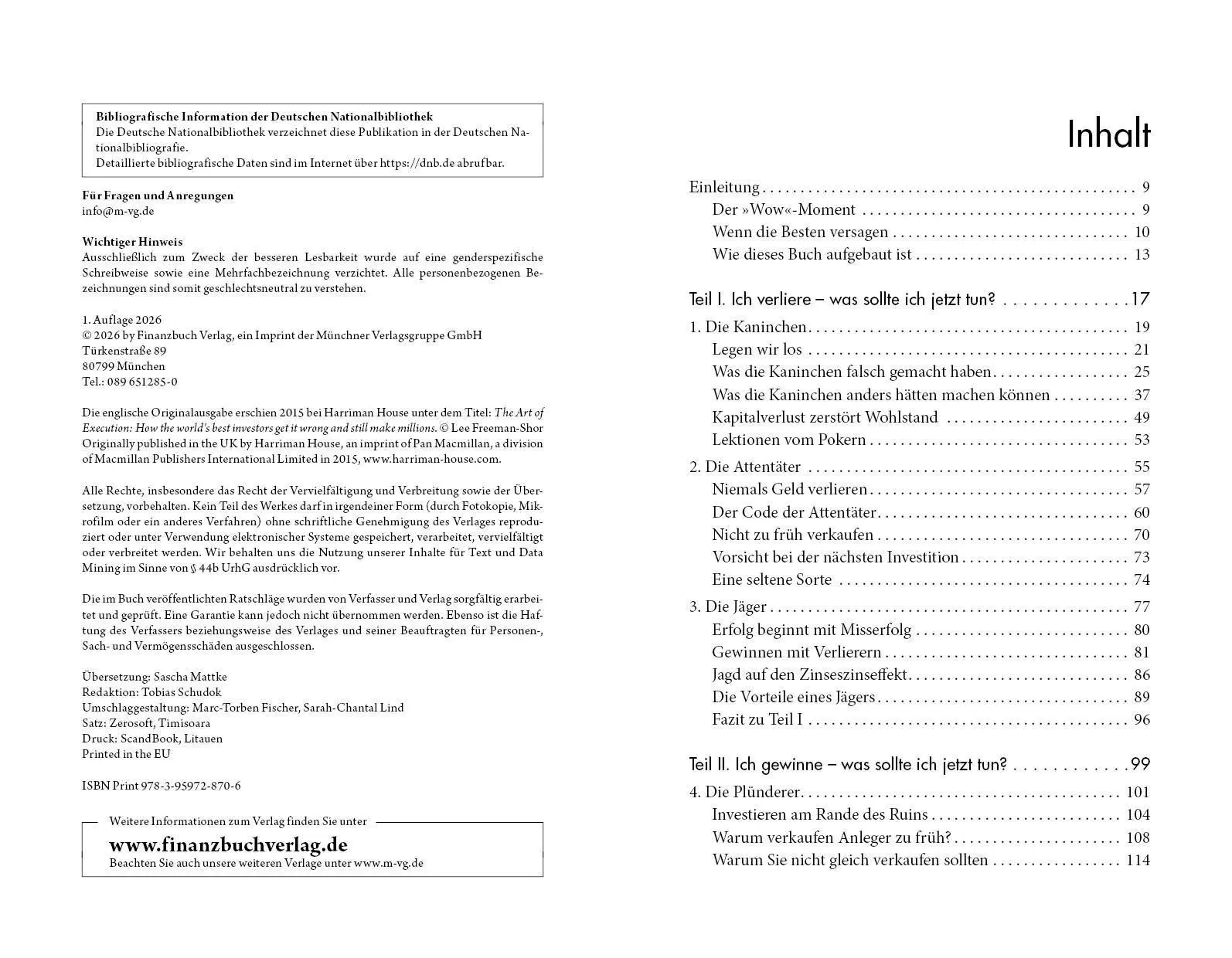 Bild: 9783959728706 | Die Kunst, am Markt die richtigen Entscheidungen zu treffen | Buch