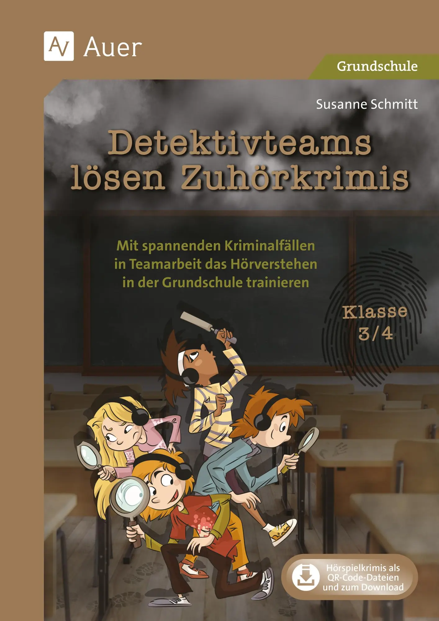 Cover: 9783403088806 | Detektivteams lösen Zuhörkrimis - Klasse 3/4 | Susanne Schmitt | 2024