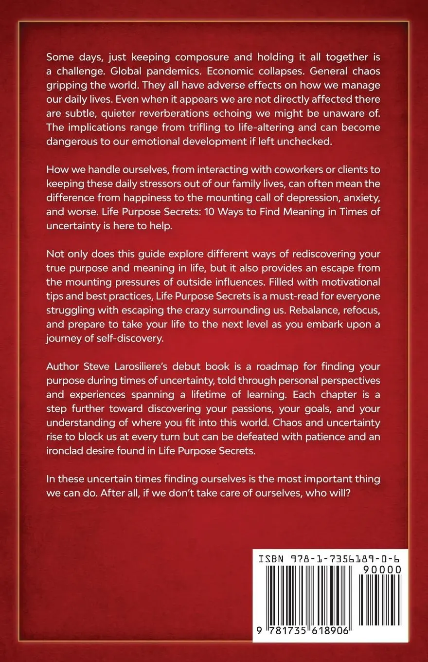 Rückseite: 9781735618906 | Life Purpose Secrets | 10 Ways to Find Meaning In Times of Uncertainty