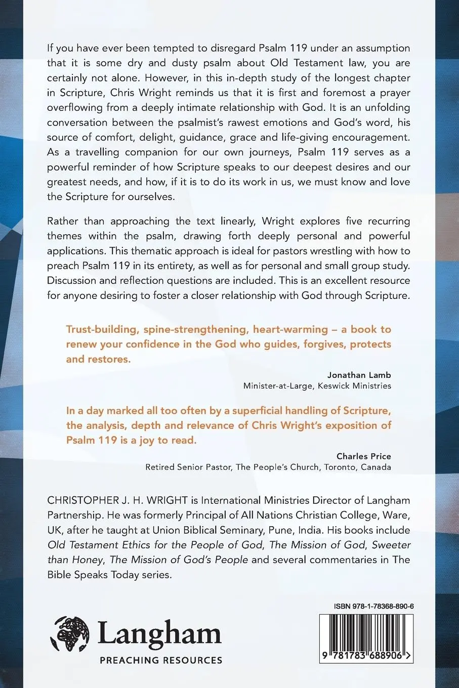 Rückseite: 9781783688906 | Life Through God's Word | An Introduction to Psalm 119 | Wright | Buch