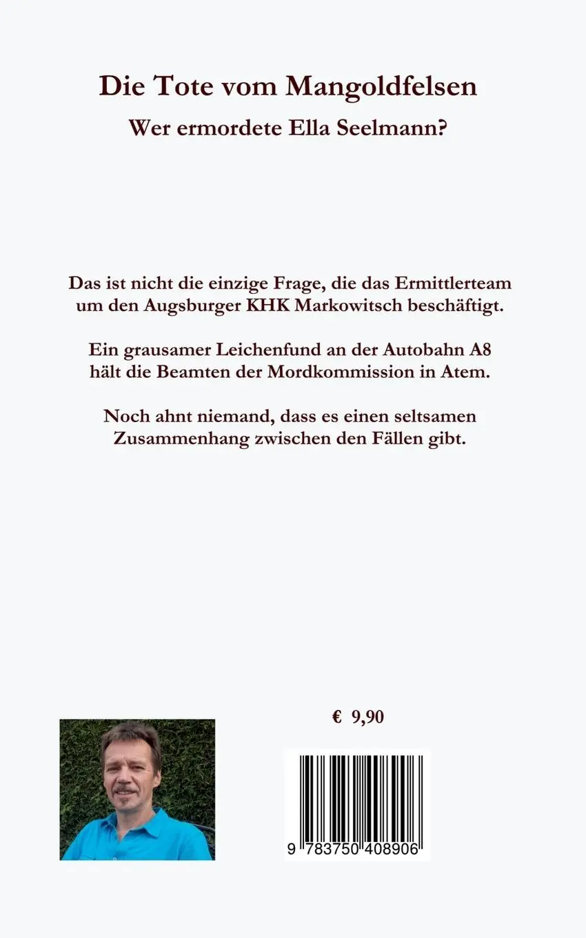 Rückseite: 9783750408906 | Die Tote vom Mangoldfelsen | Günter Schäfer | Taschenbuch | 208 S.