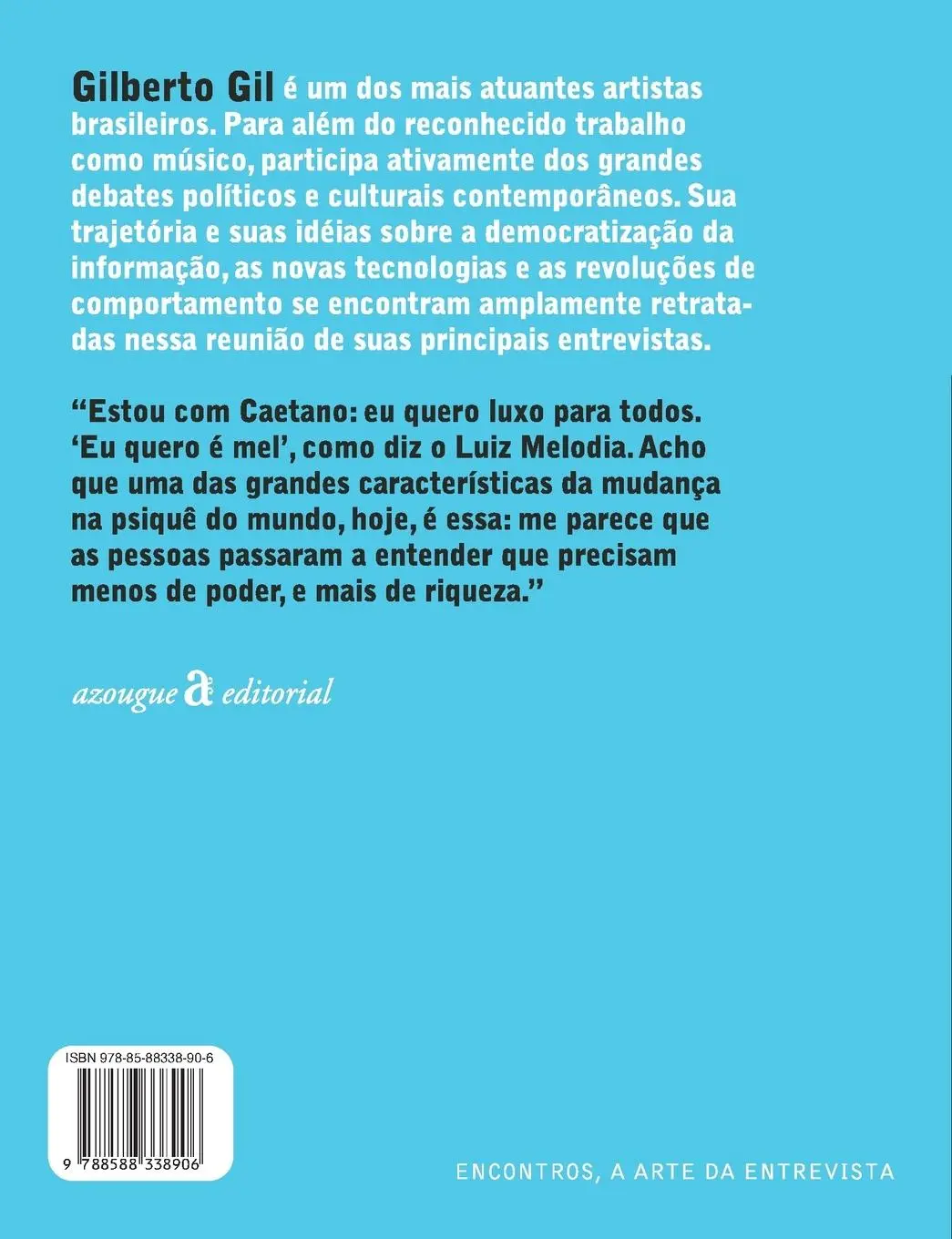 Rückseite: 9788588338906 | Gilberto Gil - Encontros | Gilberto Gil | Taschenbuch | Portugiesisch