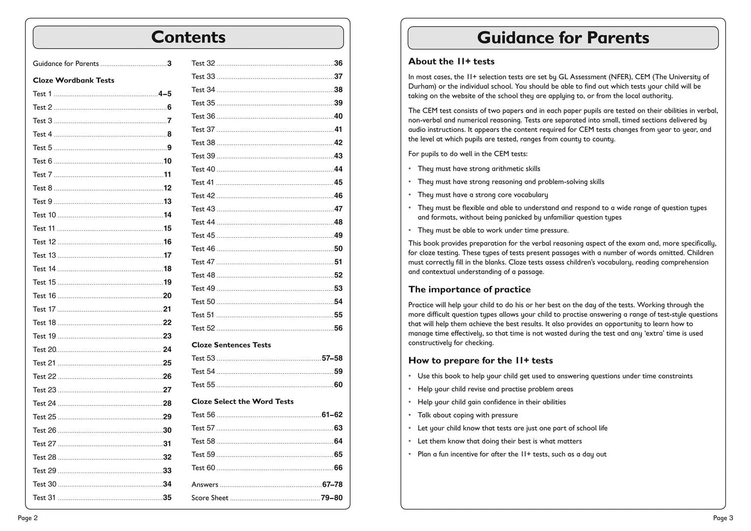 Bild: 9781844199006 | 11+ Verbal Reasoning Cloze Practice Workbook | For the 2025 Cem Tests